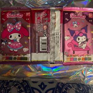 Sanrio Pink and Purple Character Card Set